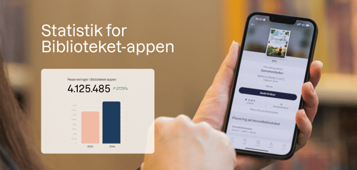 Nu kan du nørde meget mere statistik for Biblioteket-appen